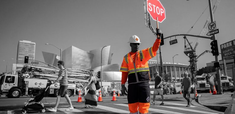 Do you need traffic control specialists for a road project in Canada?