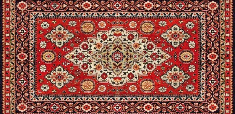 Why are Persian carpets considered a work of art?